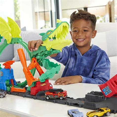 Купити Ігровий набір Атака вогняного дракона Hot Wheels HDP03 Кур єрська доставка по Одесі