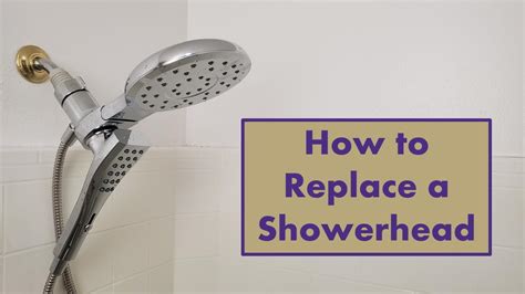 How To Replace A Showerhead Youtube