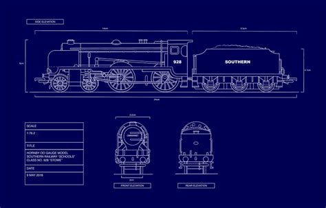 Locomotive Technical Blueprints - Anthony Sims