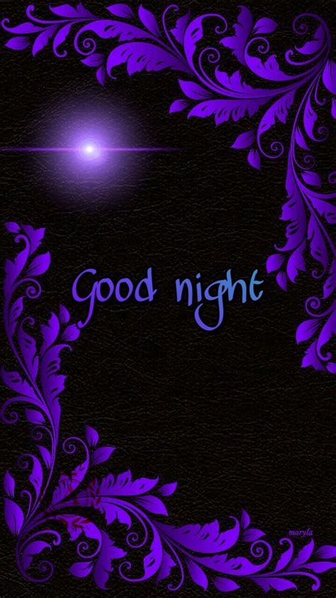 Might Purple Good Night Friends Images Photos Of Good Night Romantic