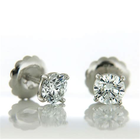 1ct Diamond Stud Earrings - King Street Design