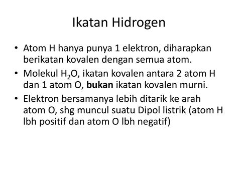 ikatan hidrogen