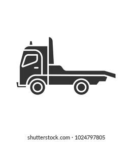 Tow Truck Linear Icon Thin Line Stock Illustration 1057034507