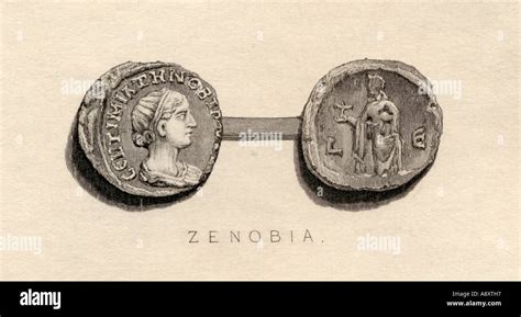 coin   time  zenobia septimia zenobiard century queen