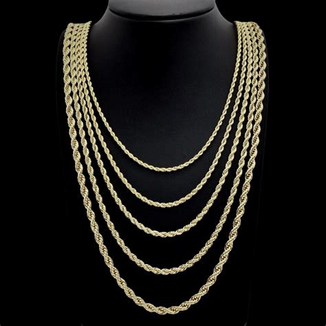 Csapp Twisted Italian Rope Chains Mm To Mm Thick