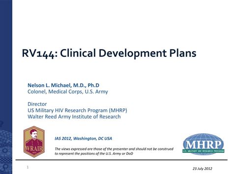 Ppt Rv144 Clinical Development Plans Powerpoint Presentation Free