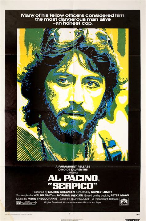 Serpico 1973 U.S. One Sheet Poster - Posteritati Movie Poster Gallery