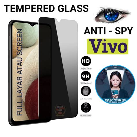 Jual Tempered Glass Anti Spy Vivo Y20 Y20a Y20i Y20s Y20sg Y21 Y21A