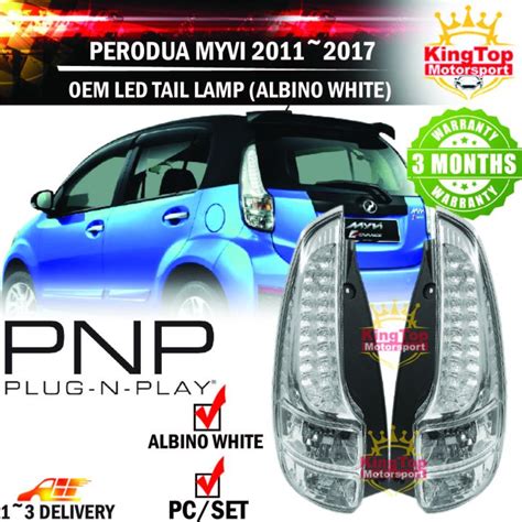 PERODUA MYVI LAGI BEST IKON ICON TAIL LAMP CLEAR VISION LAMPU BELAKANG