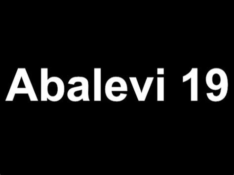 19 Abalevi 19 Amategeko Yerekeyeubutungane N Ubutabera YouTube