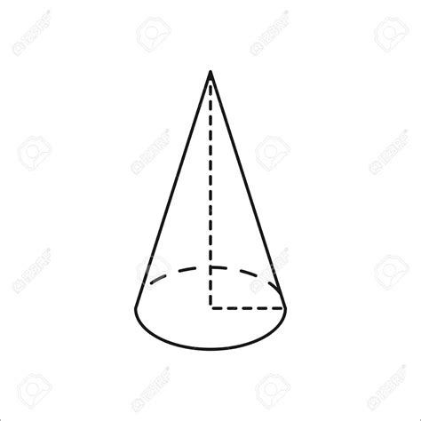 Рисунок конуса карандашом - 57 фото