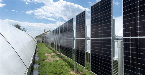 vertical bifacial solar panels boost energy save space  reduce