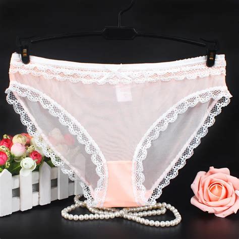 Underwear Women Panties Sexy Female Seamless Full Lace Lingerie Gauze