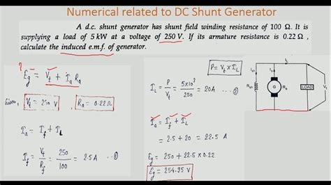 Numerical On DC Generators DC Generator Problems YouTube