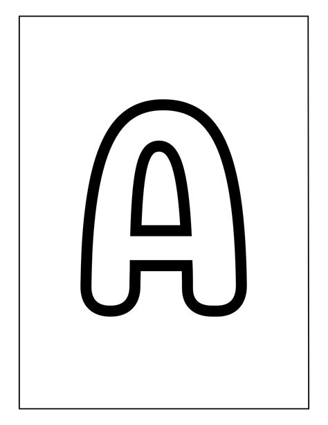 Alphabet Letters Coloring Pages