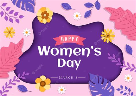 Premium Vector International Women Day On March 8 Illustration To