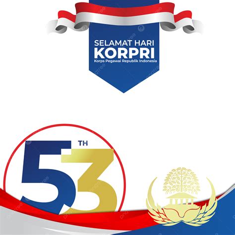 Twibbon Years Of National Korpri Day Vector Twibbon Hut Korpri