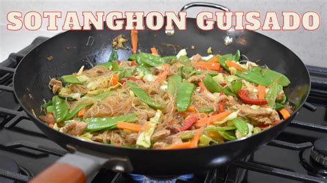 Sotanghon Guisado Recipe Easy And Delicious Youtube