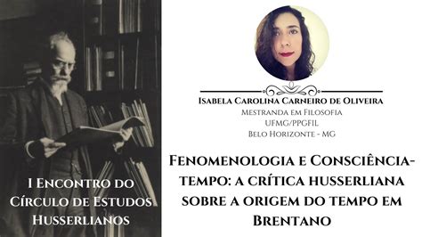 Fenomenologia e Consciência tempo a crítica husserliana sobre a origem