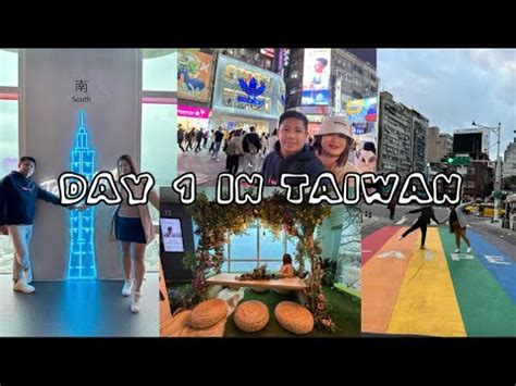 Taiwan Day 1 Travel Guide DIY Tauyoan Airport Taipei 101 Ximending