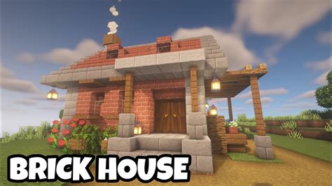 Minecraft: Brick House Tutorial - YouTube