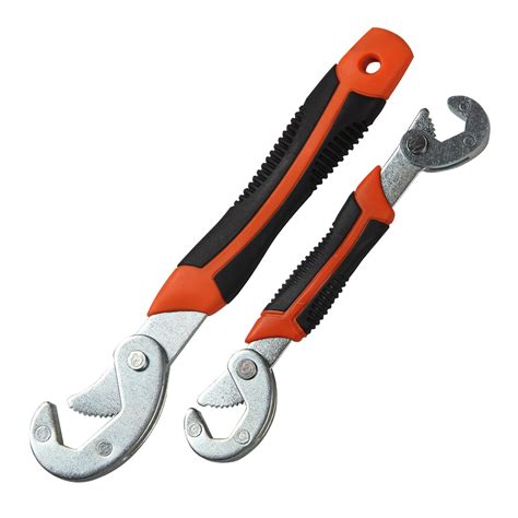 Multi-Functional 2PCS Universal Adjustable Wrench Spanner Set for ...