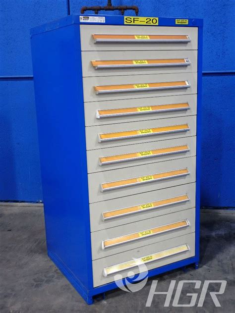 Used Stanley Vidmar Tool Cabinet Hgr Industrial Surplus