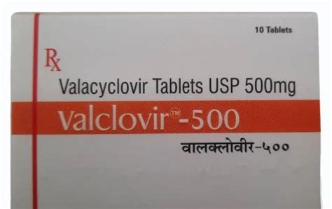 Mg Valacyclovir Tablets Usp At Rs Stripe Valcivir In