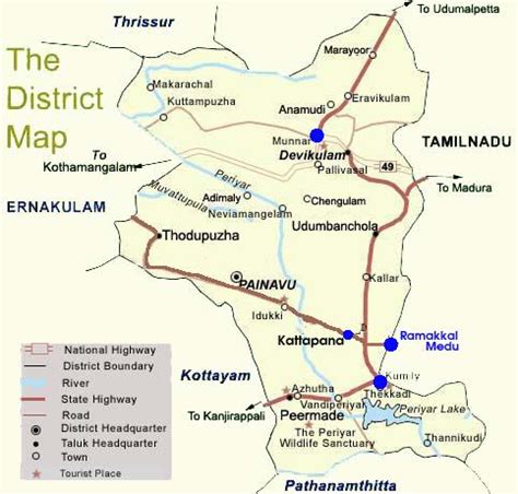 Ramakkalmedu : Route Map of Ramakkalmedu The Play Ground of Breez, Wind ...