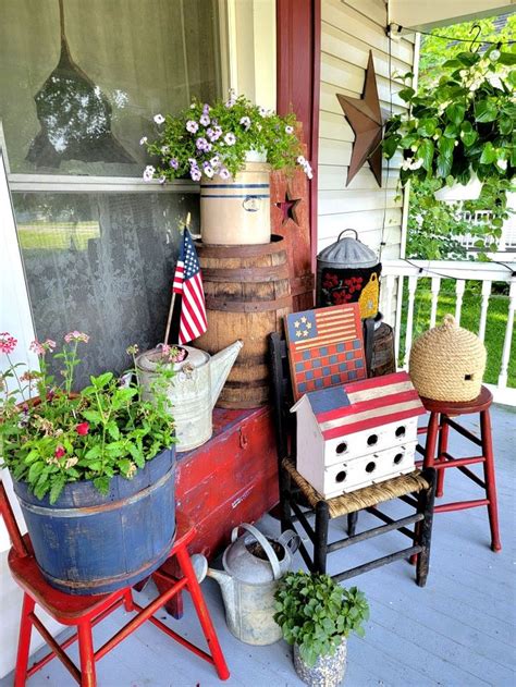 Pin By Buying Or Selling A Home With On Front Porch In Fourth Of