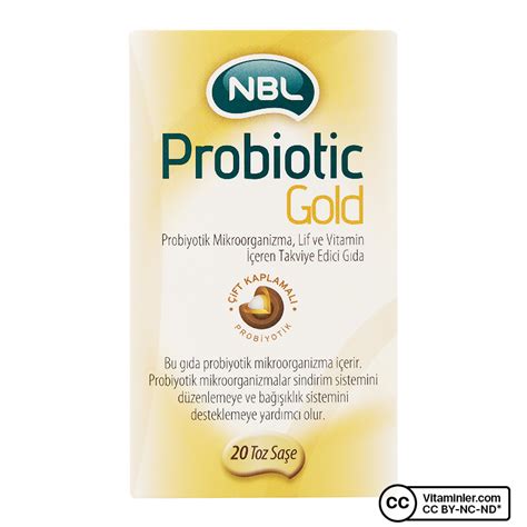 Nbl Probiotic Gold Sa E Probiyotik Vitaminler