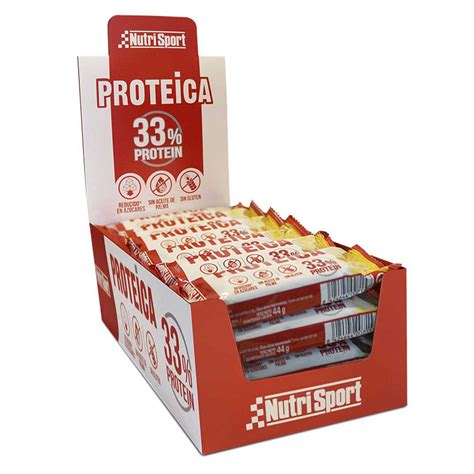 Nutrisport Caja Barritas Proteicas Prote Na Gr Banana Unidades