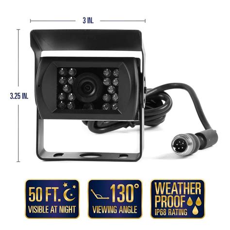 Rear View Camera System Three Camera Setup With Side Cameras Rear