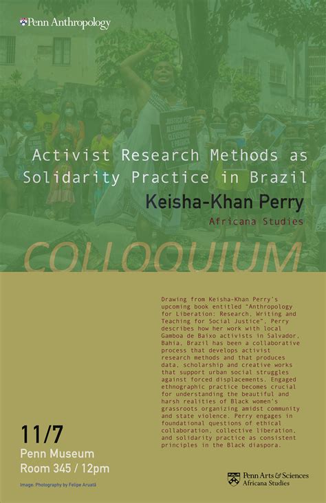 Anth Colloquium - Keisha-Khan Perry (Africana Studies) - "Activist