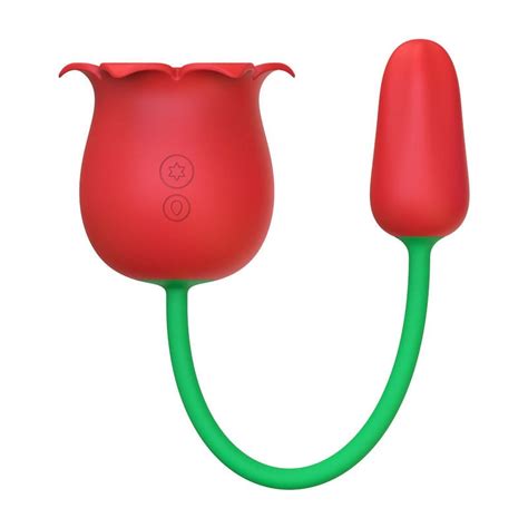 Rose Sex Sucking Toys Consolador Vibrador 3 En 1 Juguetes Para