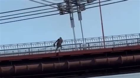 Robo de cables ahora sí quedó preso el ladrón del Puente Colgante