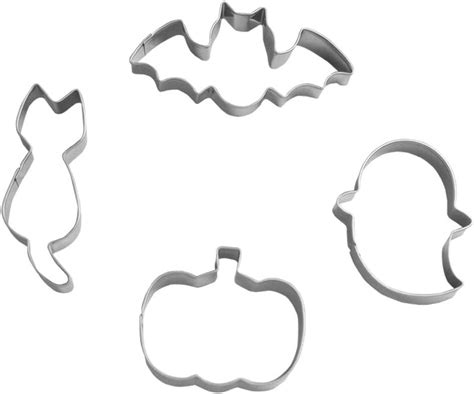 Amazon.com: Keewah Small Halloween Cookie Cutter Set, from 2.2” to 3.1 ...