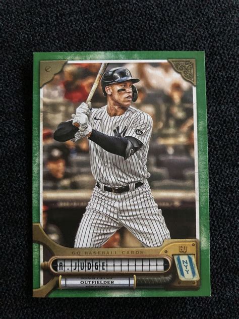 Topps Gypsy Queen Green Parallel Aaron Judge Yankees Values Mavin