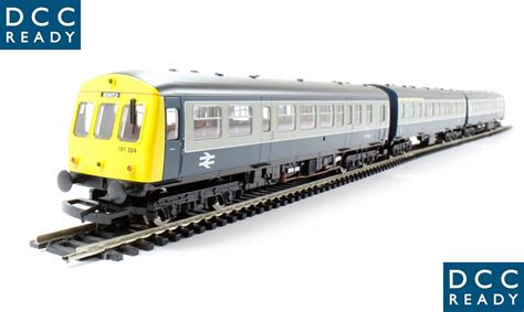 Hornby R3146 Br Class 101 3 Car Blue Grey Dmu Train Pack Oo Gauge Dcc Ready Ebay