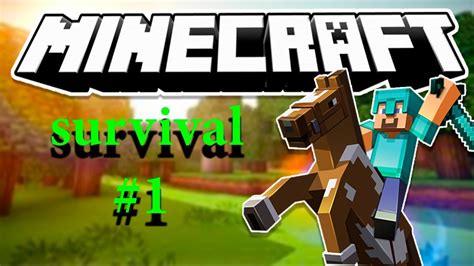 Minecraft Survival Sobrevivendo Primeira Noite Youtube