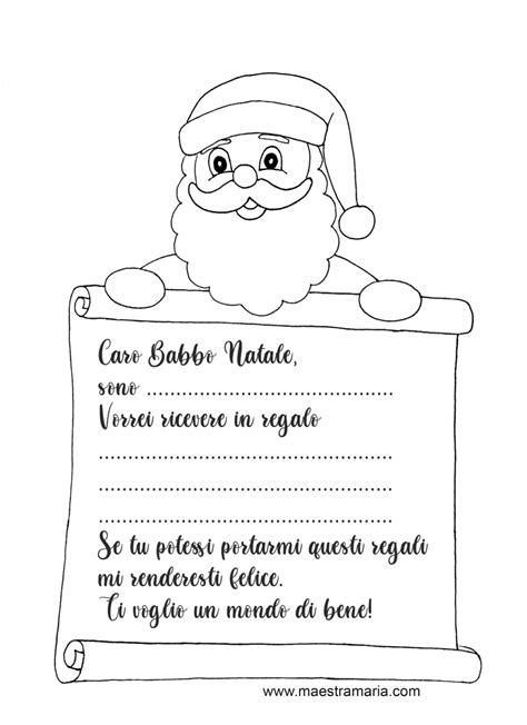 Lettera Di Babbo Natale Maestra Maria