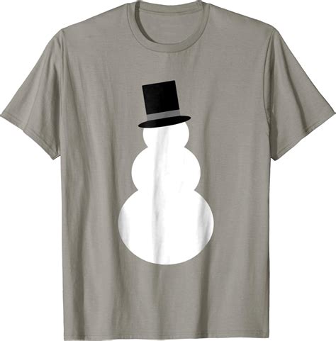 Snowman Diy Template Shirt Decorate Christmas Party Tshirt