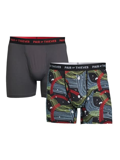 Pair Of Thieves Mens SuperFit Angel Hair Boxer Briefs 2 Pack Sizes S