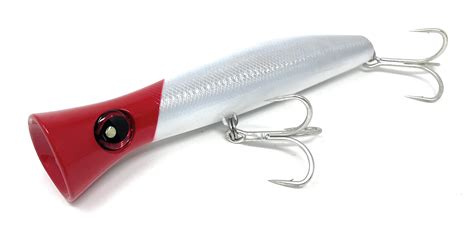 Capt Jay Fishing Red Head Mm Saltwater Popper Lure For Surf Fishing