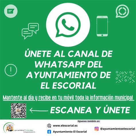 El Ayuntamiento De El Escorial Estrena Nuevo Canal De Whatsapp Para