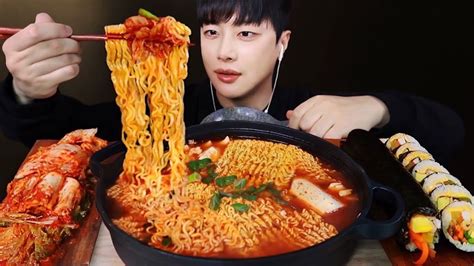 얼큰칼칼 열라면 먹방🔥 Ft 김장김치 통김밥 Ramyeon Gimbap Kimchi Mukbang Asmr 틈새라면 순