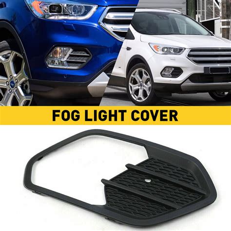 For Ford Escape Kuga 2017 2018 2019 Fog Light Lamp Cover Bezel