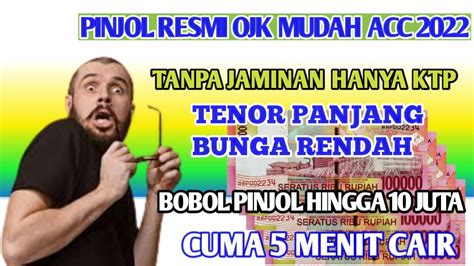 Rekomendasi Pinjaman Online Bunga Rendah Tenor Panjang Resmi Ojk