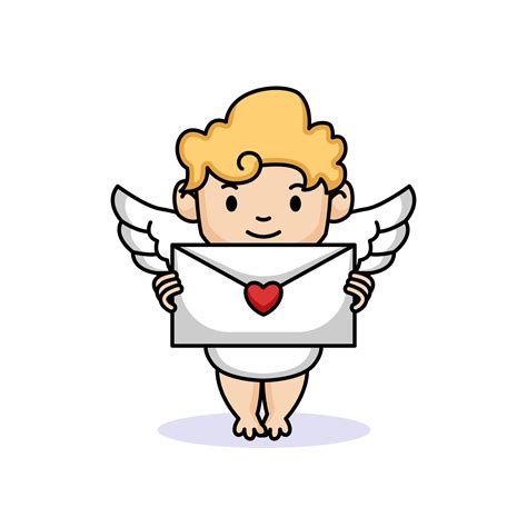 Cute cupid angel 4649003 Vector Art at Vecteezy