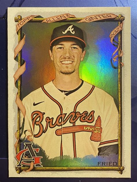 Topps Allen Ginter Max Fried Silver Portrait Hot Box Ebay